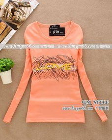 女裝長袖t恤衫圖片,女裝長袖t恤衫高清圖片 東莞廣貿(mào)制衣服裝公司,